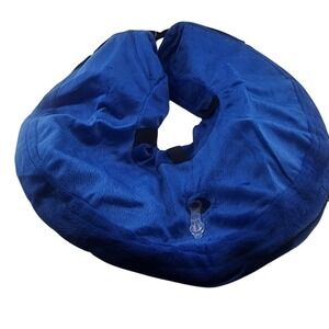 Inflatable Dog Cat Cone Collar Pet Recovery Ruff Collar Blue Med 8" 12" neck GUC